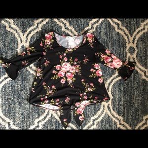 Thread Studio Front Tie Floral Shirt